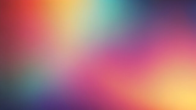 Multicolor amazing defocus background. Red blue yellow pink violet gradient abstract pattern. Rainbow colorful blur illustration. Attractive creative formless template.
