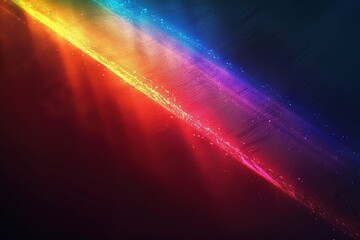 abstract background with colorful lights and rays, Ai Generated