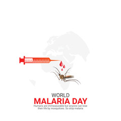 world malaria day. world malaria day, April 25, creative ads design, vector, 3D illustrationworld malaria day. world malaria day, April 25, creative ads design, vector, 3D illustration