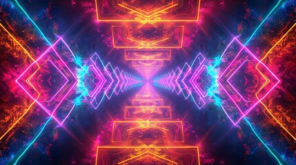 A vibrant abstract background with electric neon lightning bolts in blue and pink hues, symbolizing energy and power.