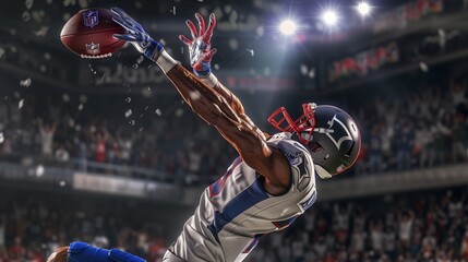 Underdog Triumph: The Shot That Defied Odds - A highly detailed image showcasing an underdog team's player as they score the winning points against a formidable opponent.
