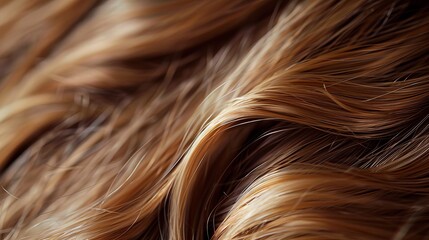 Naklejka premium Nourish your hair with shampoo or serum to repair damaged hair follicles.