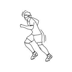 person running. child icon. Art & Illustration