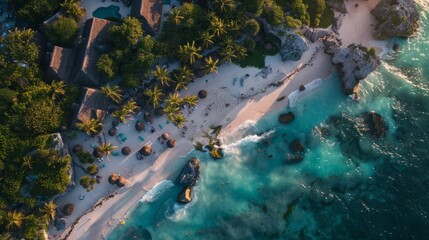 Tulum Beach - Mexico generative ai