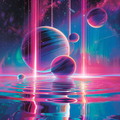 Galactic Odyssey: An Interstellar Journey through Vibrant Soundwaves and Pulsating Rhythms LP