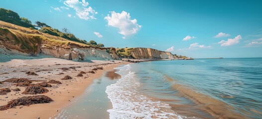 White coastline scenery