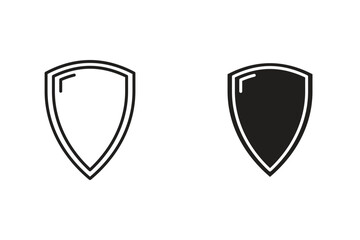 Protection Shield Icon. Safeguarding Security and Safety