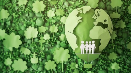 World Earth Day concept generative ai