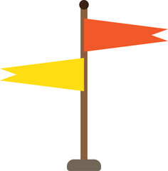 Signpost icon, signpost icon vector isolated on white background.