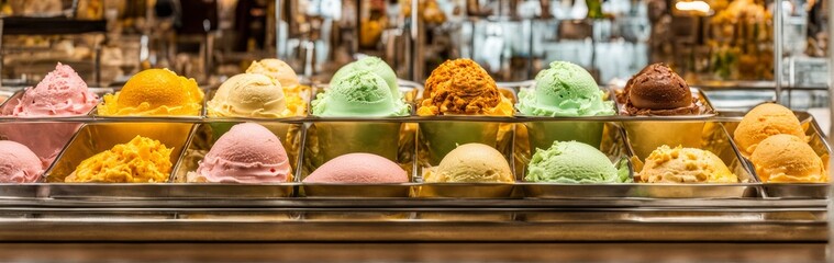 An ice cream shop window. Commercial photography © lastfurianec