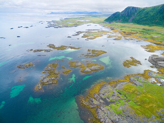 Aerial view of Vesteralen, Andoya, Norway - 776307109
