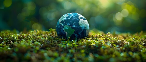 ESG principles promote sustainable practices in business for environmental and social impact. Concept Sustainability, ESG Principles, Environmental Impact, Social Responsibility, Business Practices - obrazy, fototapety, plakaty