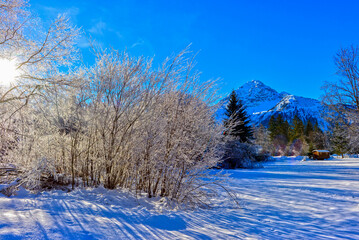 Die Ammergauer Alpen bei Heiterwang, Tirol (Österreich)