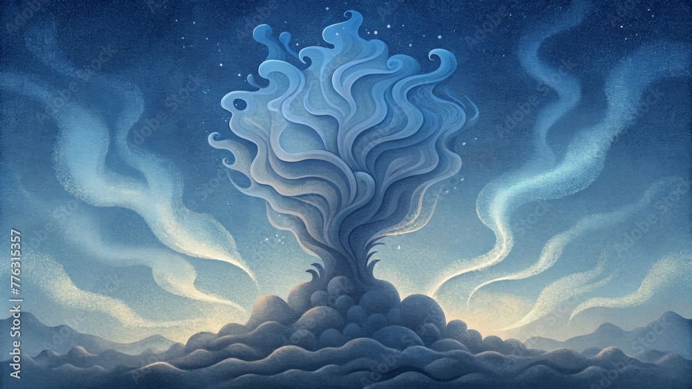 Aufkleber A momentary masterpiece the ephemeral smoke paints the air with intricate patterns before fading into oblivion.