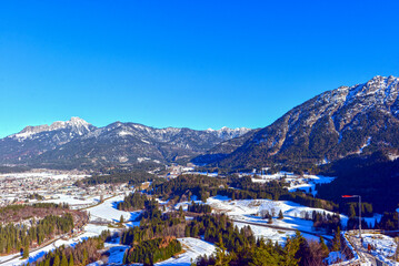Fototapeta na wymiar Die Tannheimer Berge in den Allgäuer Alpen (Tirol, Österreich)