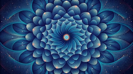 A kaleidoscope of circular illusions blurring together into a brilliant display.