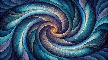 Twisting and turning with the grace of a symphony a tapestry of swirling lines.