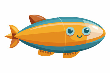 zeppelin vector illustration