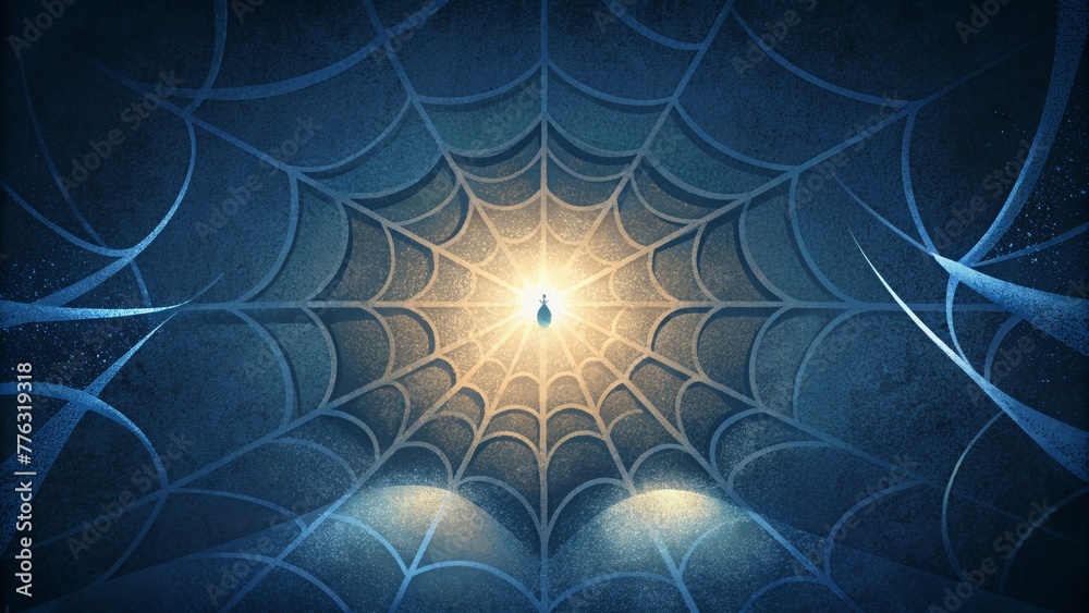 Poster A delicate web of light and shadow weaves itself into a mesmerizing display drawing the viewer into the mysterious realm of Shadow Play.