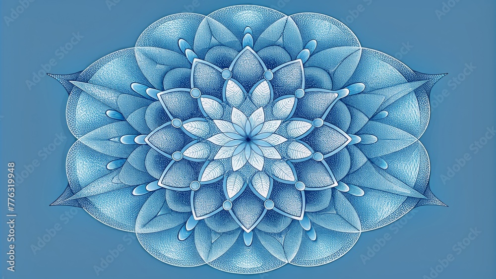 Aufkleber A fragile web of intertwining lines creates a lattice pattern that resembles fine lace.