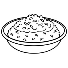 hand drawn illustration of cake