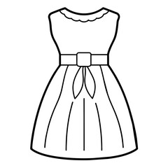 illustration of dress
