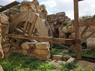 Jerash,Jordan,ancient Roman structures in Jerash city,Gerasa, Jordan,technology for sand stone...