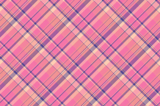 Pattern background check of fabric texture tartan with a seamless vector plaid textile.