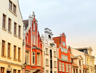 Fototapeta premium Townscape of Wismar, Germany