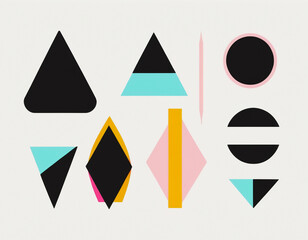 abstract modern digital art background