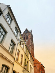 Townscape of Wismar, Germany