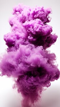 explosion of smoke trails in muted heather purple UHD Wallpaper