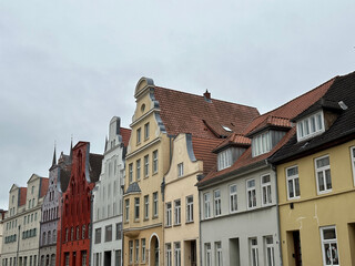 Townscape of Wismar, Germany