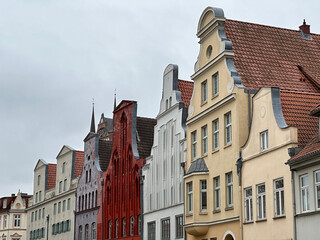 Townscape of Wismar, Germany
