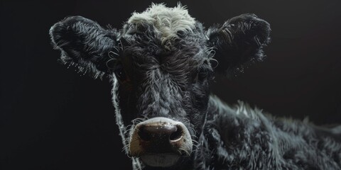 cow in the pasture Generative AI - obrazy, fototapety, plakaty