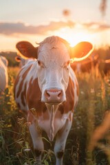 cow in the pasture Generative AI