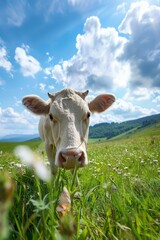 cow in the pasture Generative AI