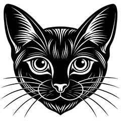 cat silhouette vector illustration svg file
