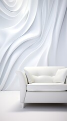 white wall background photo realistic UHD Wallpaper