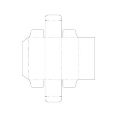 Lip Balm Box, Lip Box, Lip Balm Vector, Lip Balm Box Packaging, Packaging Die Line, Box Outline, Vector Illustration Background