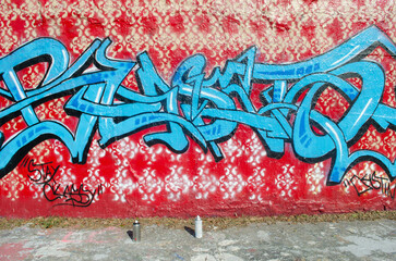 Graffiti on 34th Street Wall Gainesville Florida