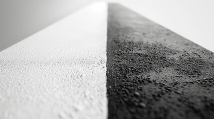 Monochrome photography of a marble texture in black and white