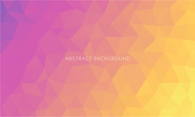 Abstract low poly background of triangles. Futuristic style. Suit for banner, brochure, corporate, cover, poster, website, flyer 
