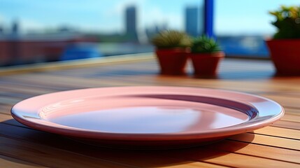 clay saucer plate isolated on alpha layer UHD Wallpaper
