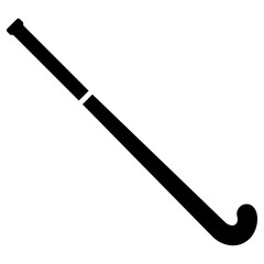 field hockey stick icon, simple vector design