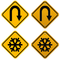 Right Reverse and Snow Warning