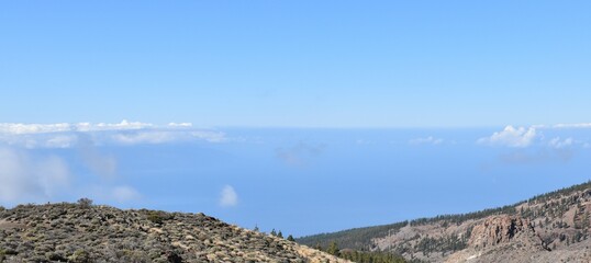 View from the Top of the Mountain, Tenerife, Canary Island, Spain