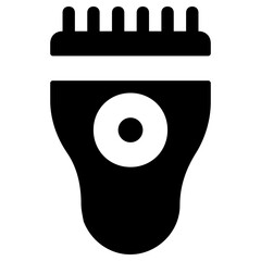 beard trimmer icon, simple vector design - obrazy, fototapety, plakaty
