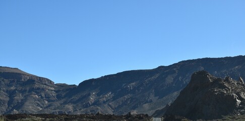 Road in the Mountains, National Park El Teide, Tenerife, Canary Island, Spain