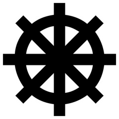 helm icon, simple vector design